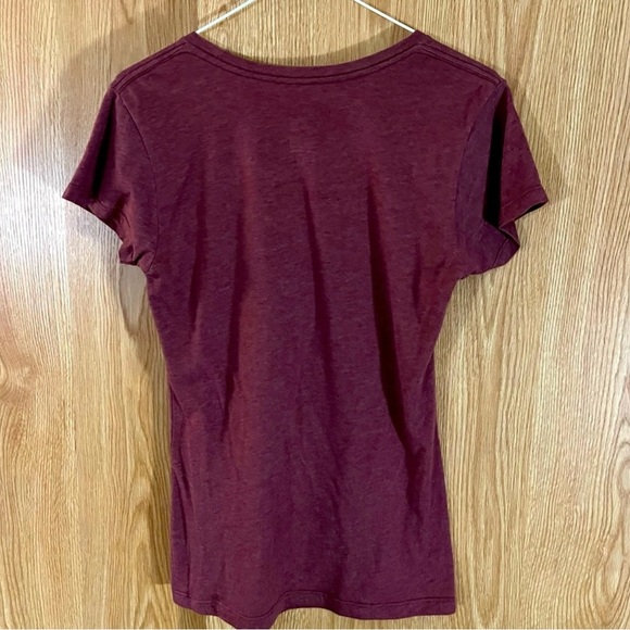 Maroon Hippie Sloth Graphic T-Shirt from Columbia Zoo - Picture 3 of 5